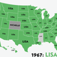 Illustration for article titled Map: Six Decades of the Most Popular Names for Girls, State-by-State